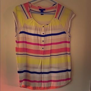 Multicolored Gap blouse